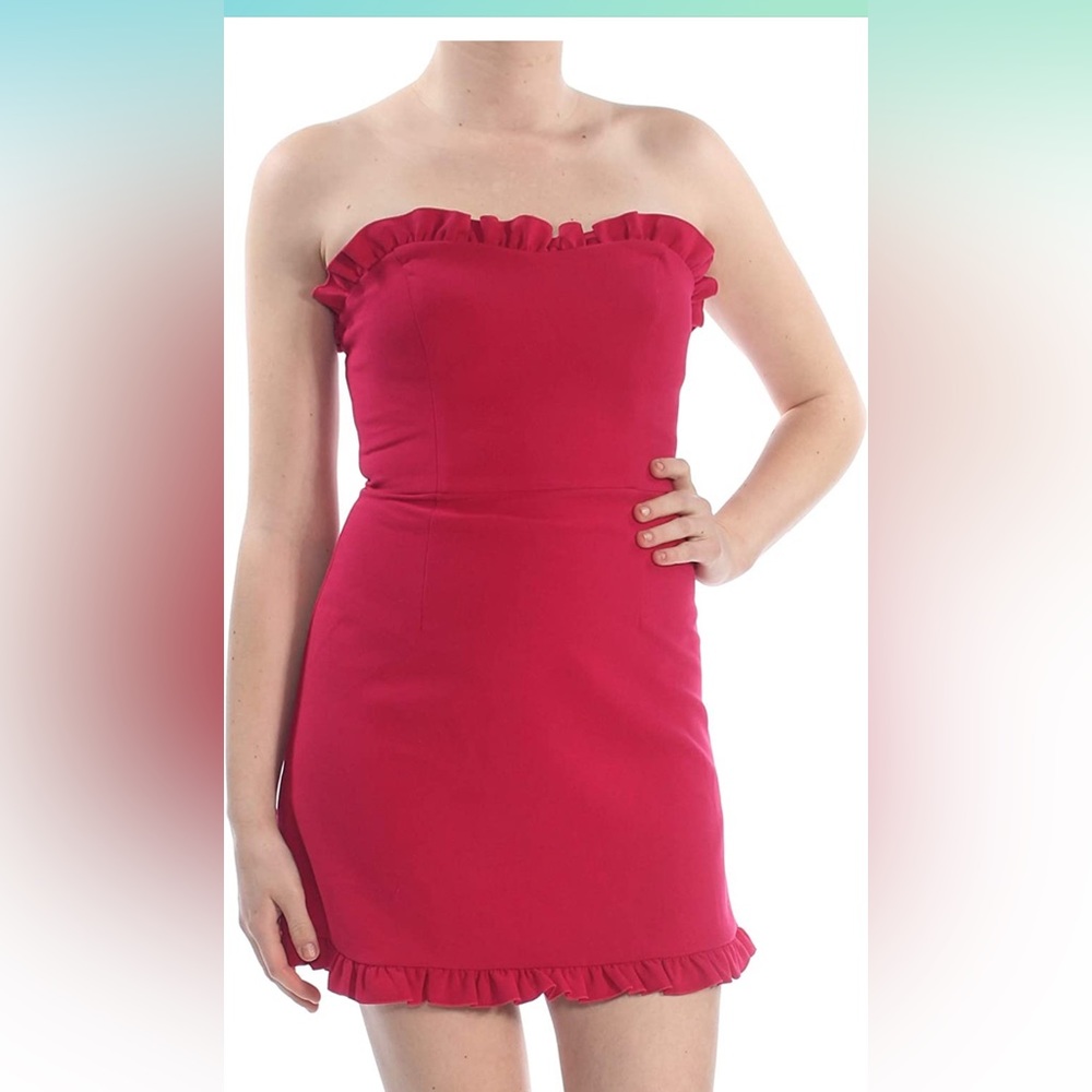 French connection strapless dress